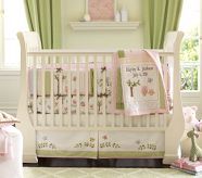 Hayley Nursery Bedding Set, Includes Crib Fitted Sheet, Toddler Quilt 