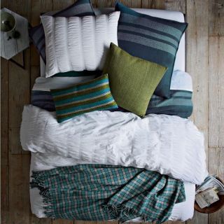 Border Stripe Blanket + Shams