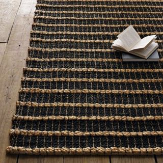 Rope Chain Chunky Jute Rug   Natural/Slate