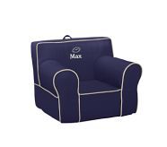 Navy with Stone Piping Anywhere Chair Quicklook $ 99.00 Catalog 