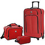 Travelers Club EuroValue 3pc CarryOn Luggage