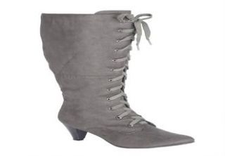 Plus Size Sophie wide calf lace up boots by Comfortview®  Plus Size 