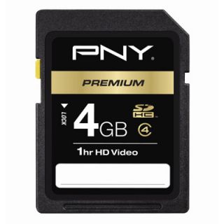 PNY Premium 4GB SDHC Memory Card (140433185 )   Club