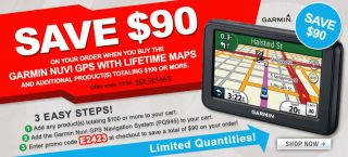 Garmin nuvi 4.3 GPS with Lifetime Maps $179.99 $13.99 per month