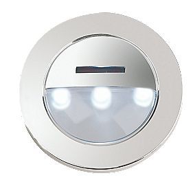 Halolite Polished Chrome Eyelid LED Cabinet Plinth Light  Screwfix 