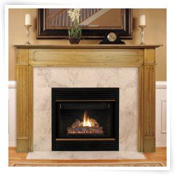 Pearl Mantels Williamsburg Wood Fireplace Mantel Surround #HN PRL082