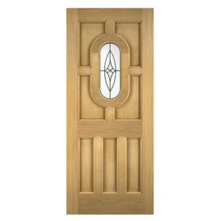 Acacia Oak Veneer Exterior Door 762mm   External Oak Veneer Doors 