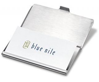 Business Card Case in Sterling Silver  Blue Nile