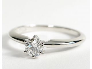 Classic Six Claw Engagement Ring in Platinum  Blue Nile