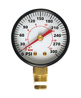 Campbell Hausfeld® Pressure Gauge, 1/4 in. NPT   3314068  Tractor 