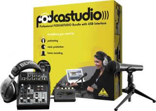 Behringer Podcastudio USB Podcast Pack at zZounds