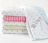 Dot & Stripe Chamois Stroller Blanket Quicklook $ 39.50 More Colors 