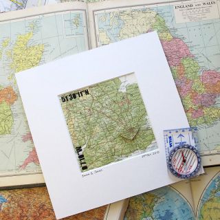 personalised paper cut map by thelittleboysroom   