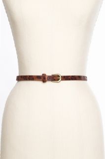 Leopard Skinny Belt   Bronze in Accessories Belts at Nasty Gal 