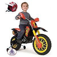 Injusa 6v Motocross Scrambler With Helmet Cat code 156821 0