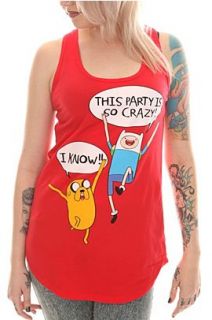 Adventure Time Party Red Tank Top   166042