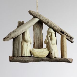 Driftwood Nativity Scene Ornament  World Market