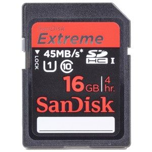 SanDisk Extreme 16GB UHS 1 Class 10 300x SDHC Memory Card SDSDX 016G 