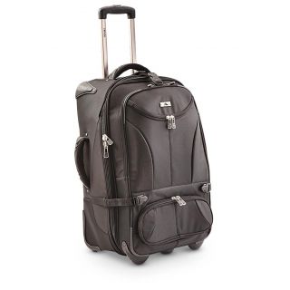 High Sierra Expandable Wheeled Duffel Bag, Black   941314, Wheeled 