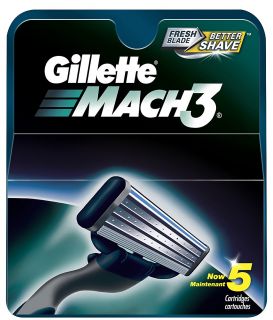 Gillette MACH3 Refill Cartridges 5 ct   
