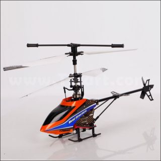 F502B 4CH Radio Control RC Helicopter with Gyro Yellow   Tmart