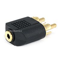 For only $0.42 each when QTY 50+ purchased   3.5mm Stereo Jack to 2 