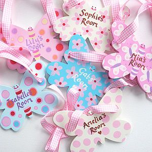 Girls Personalised Door Hanger Keepsake   sale by room