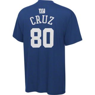 Victor Cruz #80 Youth 8 20 New York Giants Royal Name & Number T Shirt 
