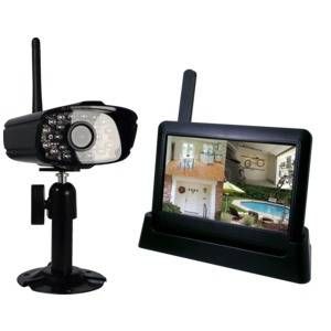 Digital Wireless Camera & Touch Screen Network DVR with Smartphone 