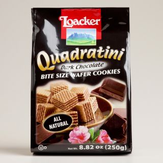 Loacker Quadratini Dark Chocolate Wafers  World Market