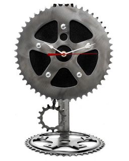 RECYCLED DESK PENDULUM CLOCK  Funky Pendulum Desk Clock is Handmade 