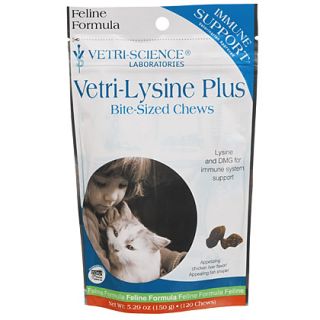 Vetri Lysine Soft Chews Helps Control Herpes in Cats   1800PetMeds