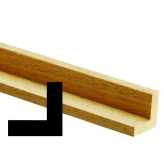 Light Hardwood Square Corner 18mmx2.4m   Angles   Mouldings 