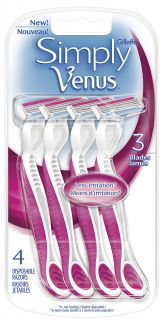 Gillette Venus Simply Pink Disposable Razors 4 ct   