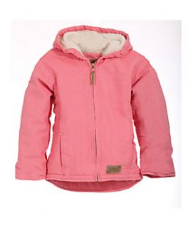 Schmidt® Girls Sanded/Washed Duck Sherpa Lined Hooded Jacket 