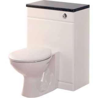WC Unit White Gloss 550mm   Bathroom Shelving & Storage Cabinets 