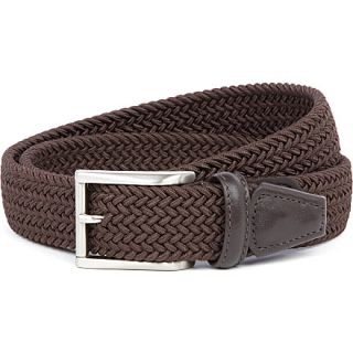 Elasticated woven belt   ANDERSONS   Belts   Shop Accessories 