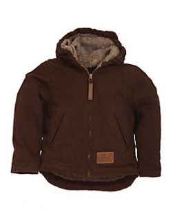 Schmidt® Toddler Sanded/Washed Duck Sherpa Lined Hooded Jacket 