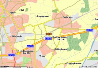 OBI   Anfahrt zu Ihrem OBI Markt in Recklinghausen