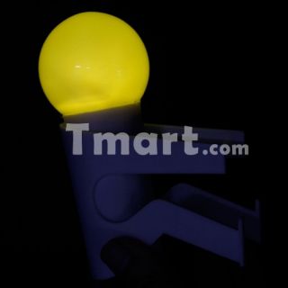 Light Control Klettern Puppe Gelbe LED Nachtlicht Lampe   de.tmart