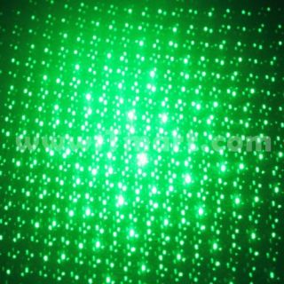 5mW 532nm Open back Kaleidoscopic Green Laser Pointer Pen (2*AAA 