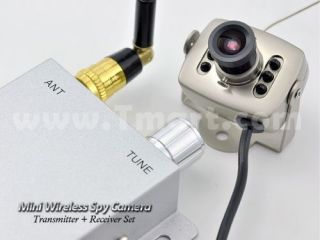 Wireless 1/3 380TVL Pinhole Camera Transmitter with Receiver Set 