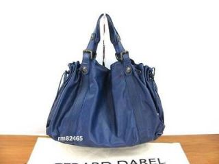 New Auth GERARD DAREL Cobalt Blue 36 Hours SAINT GERMAIN Bag Purse