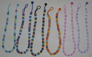 NEW Seed Bead Necklaces   Many Colors to Choose Floral Flower Designs 