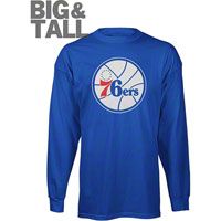 Philadelphia 76ers Long Sleeve Shirt, Philadelphia 76ers Long Sleeve T 