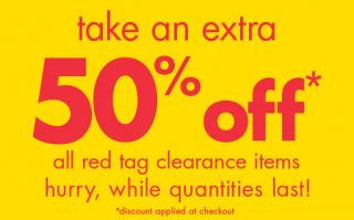 Red Tag Clearance