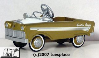 1956 MURRAY GOLDEN EAGLE PEDAL CAR REPLICA