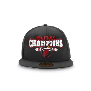 Miami Heat New Era 59FIFTY 2012 NBA Finals Champions Fitted Hat 