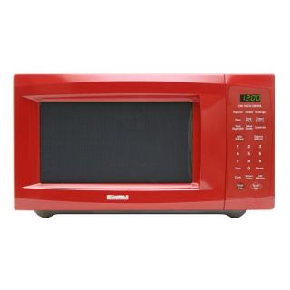 Kenmore 1.1 cu. ft. Countertop Microwave Oven, Red   Outlet