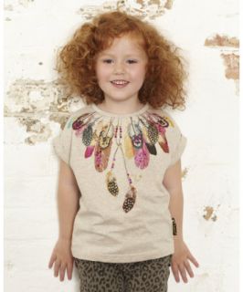 Baby K Feather Print T Shirt   t shirts   Mothercare